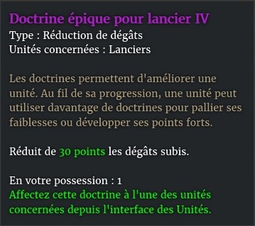 doctrine lancier 4 description violet