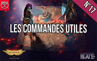 Commandes utiles conqueror's blade