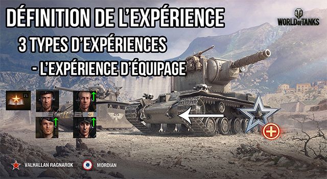 type experience équipage world of tank