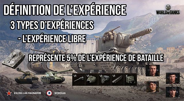 type experience libre world of tank