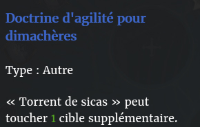 Doctrine agilité dimachères description