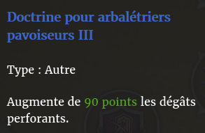 doctrine degats contondant description vert