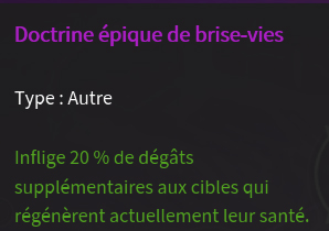 Doctrine Brise vies description