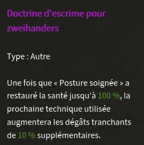 Doctrine escrime pour zweihanders description