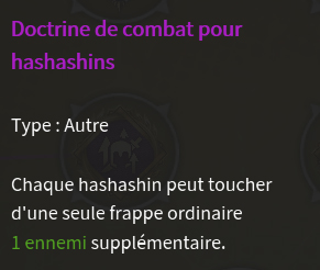 Doctrine combat hashashins description
