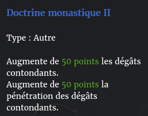 Doctrine Monastique II description