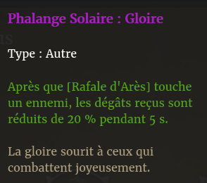 Doctrine phalange gloire description