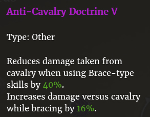 Doctrine anti-cavalerie description
