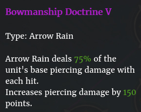 Doctrine archerie V description