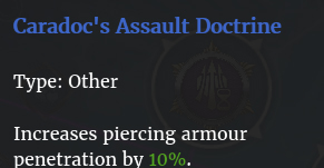 Doctrine assaut caradoc description