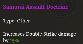 doctrine degats contondant description vert