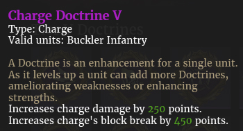 Doctrine charge V description