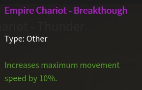 Doctrine chariot percée  description