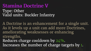 Doctrine endurance V description