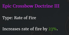 Doctrine arbalétiers III description