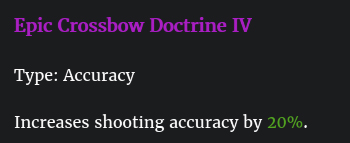 Doctrine pour arbalétiers IV description