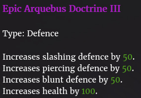 Doctrine arquebusiers III description