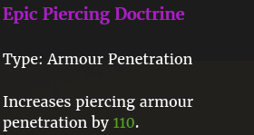 Doctrine perforation description