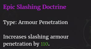 Doctrine épique de tranchage description