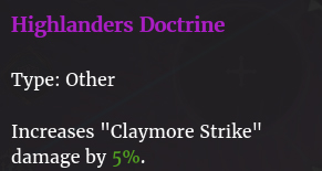 Doctrine de highlanders description