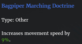 Doctrine marche cornemuseurs description