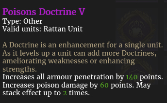 Doctrine poison V description