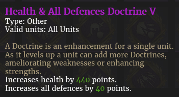 Doctrine santé résistance V description