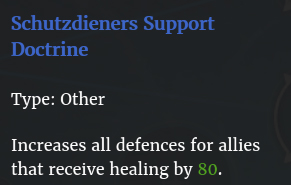 Doctrine soutien pour schutzdieners description