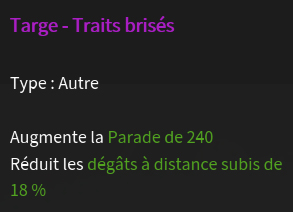 doctrine degats contondant description vert