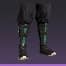 Bottes de givre nuageux