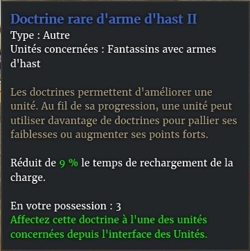 doctrine arme hast 2 description bleu