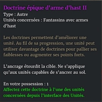doctrine arme hast 2 description violet