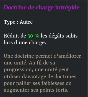 doctrine charge intrepide description violet