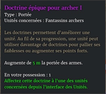 doctrine archer 1 description violet