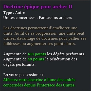doctrine archer 2 description violet