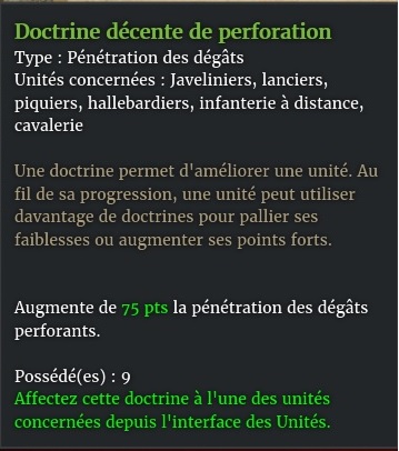 doctrine pen degat perforant vert description