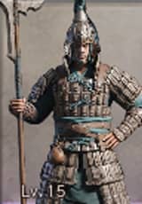 Heavy halberdiers unit